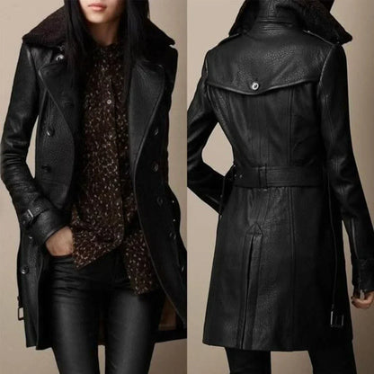 EIRLYS | CLASSIC LEATHER COAT