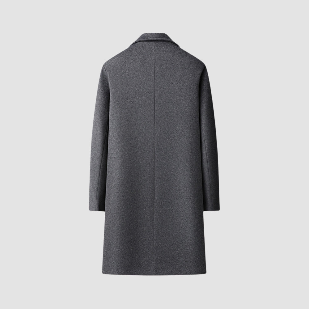 Burlane Long Suit Collar Wool Coat