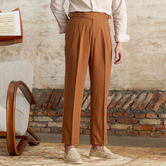 Burlane Cotton Comfortable Straight Pants