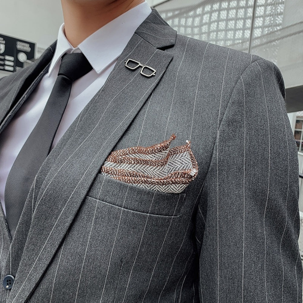 Burlane Classic Three-Piece Business Suit