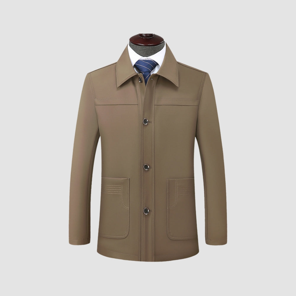 Burlane Lapel Collar Short Coat