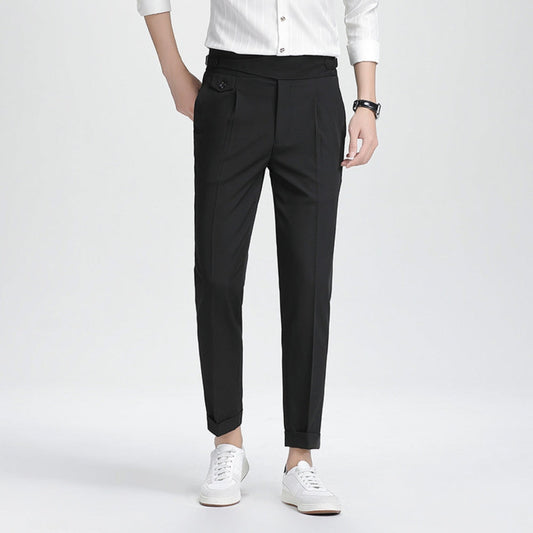 Burlane High Waist Nine-Point Trousers