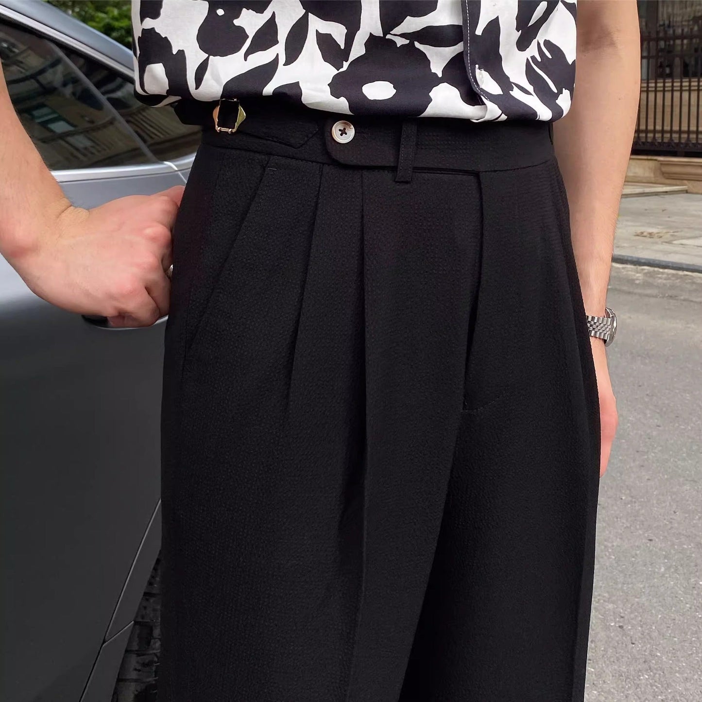 Burlane Naples Mid-Waist Trousers