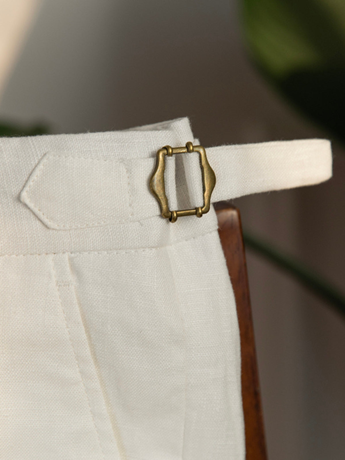 Burlane High End Linen Shorts