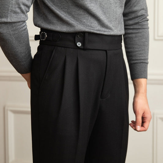 Burlane Herringbone Casual Warm Pants