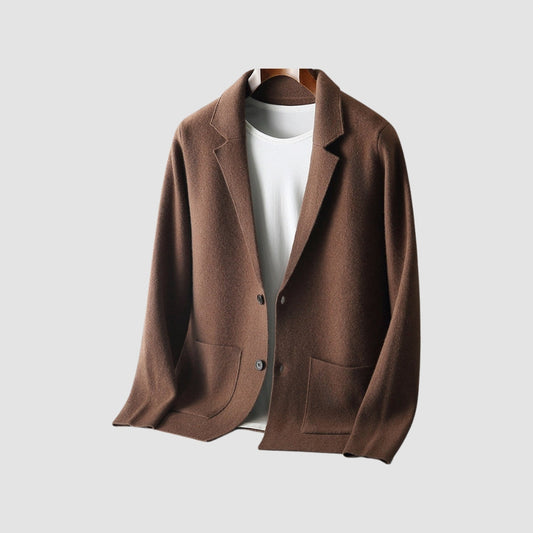Burlane V-Neck Pure Cashmere Wool Cardigan