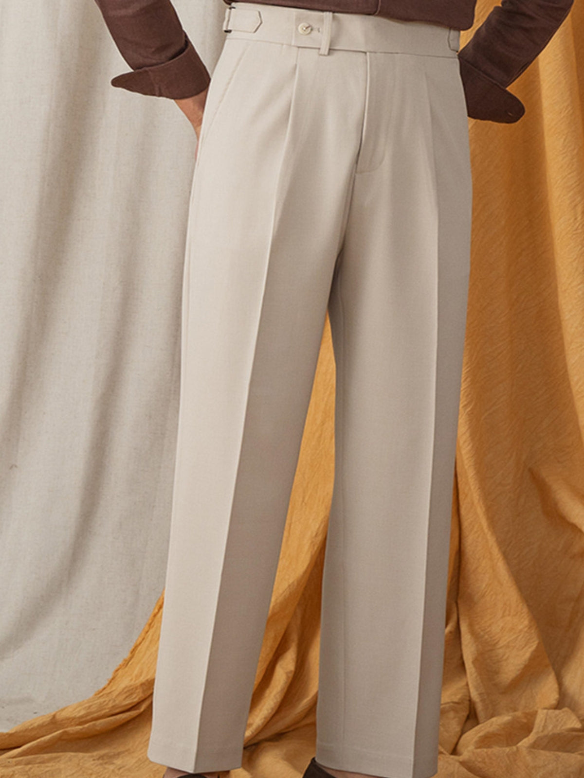 Burlane Italian Casual Straight Trousers