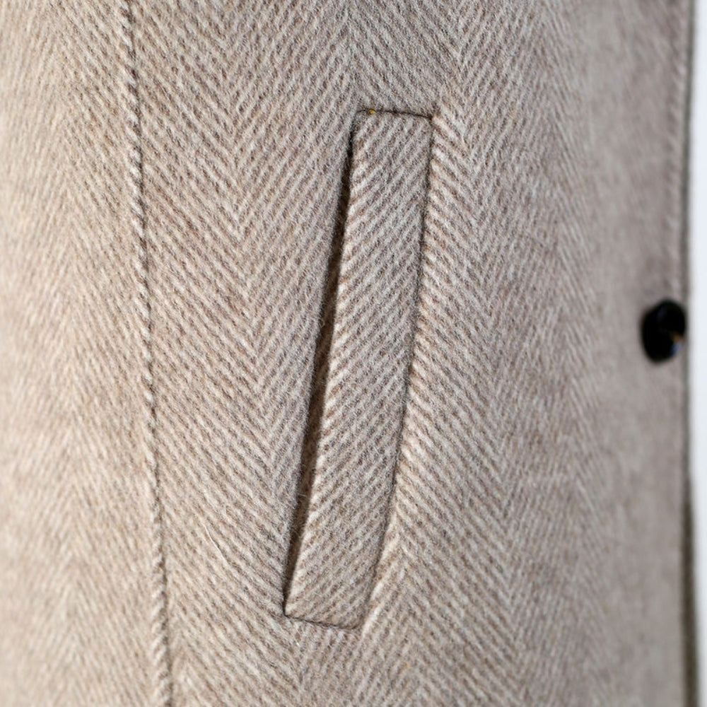 Burlane Mid-Length Woolen Cashmere Coat