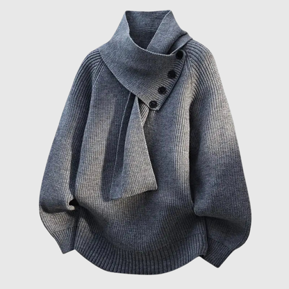 SERAPHINJA | COZY SCARF-NECK SWEATER