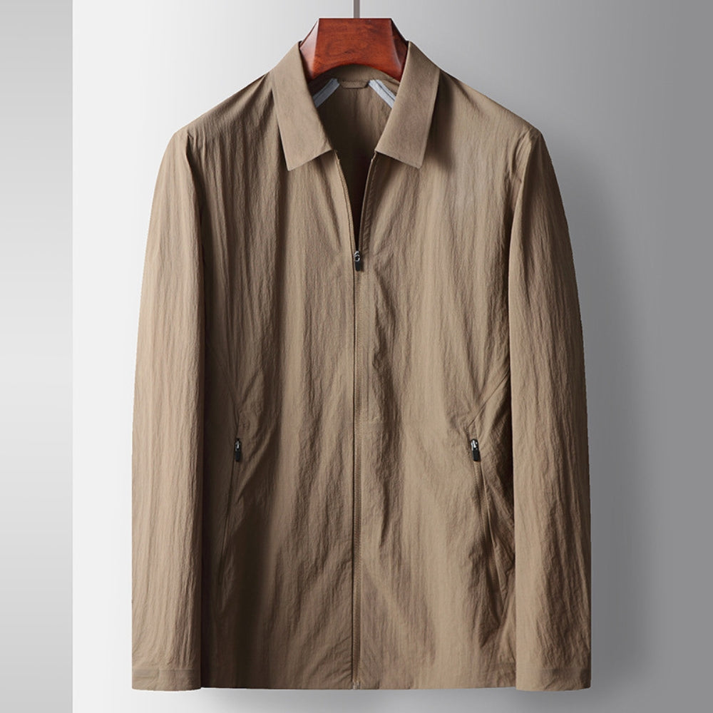 Burlane Lapel Seamless Lightweight Jacket