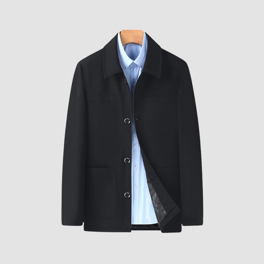 Burlane Lapel Collar Short Coat