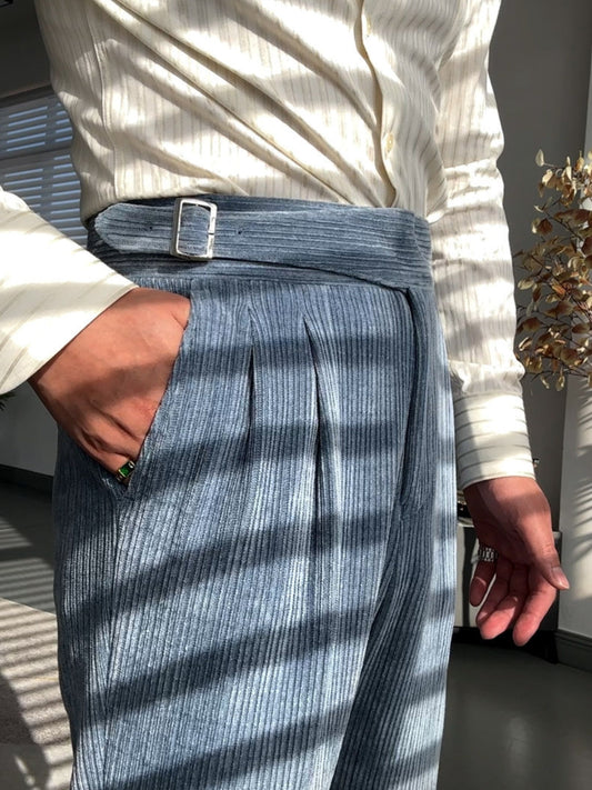 Burlane Gurkha Drape Straight Trousers