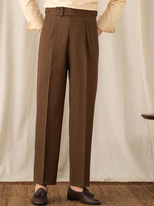 Burlane Italian Casual Straight Trousers