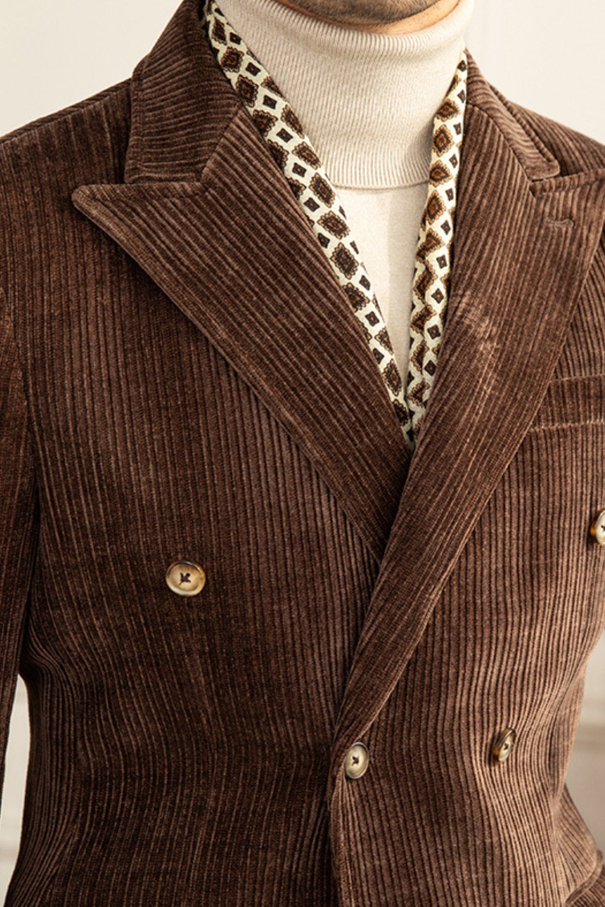 Burlane Winter Corduroy Slim-Fit Suit