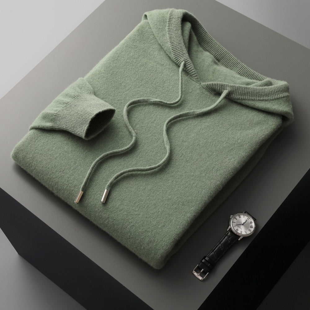 Burlane Loose Cashmere Woolen Hoodie
