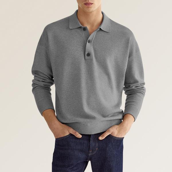 Burlane Long Sleeve Polo Shirt Casual