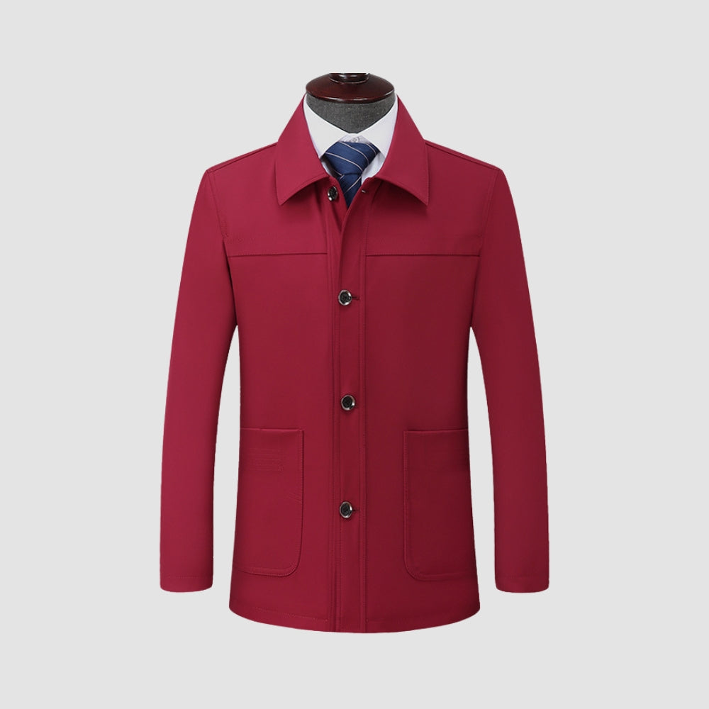 Burlane Lapel Collar Short Coat