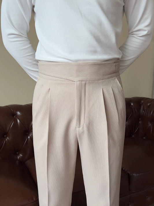 Burlane High Waist Gurkha Trousers