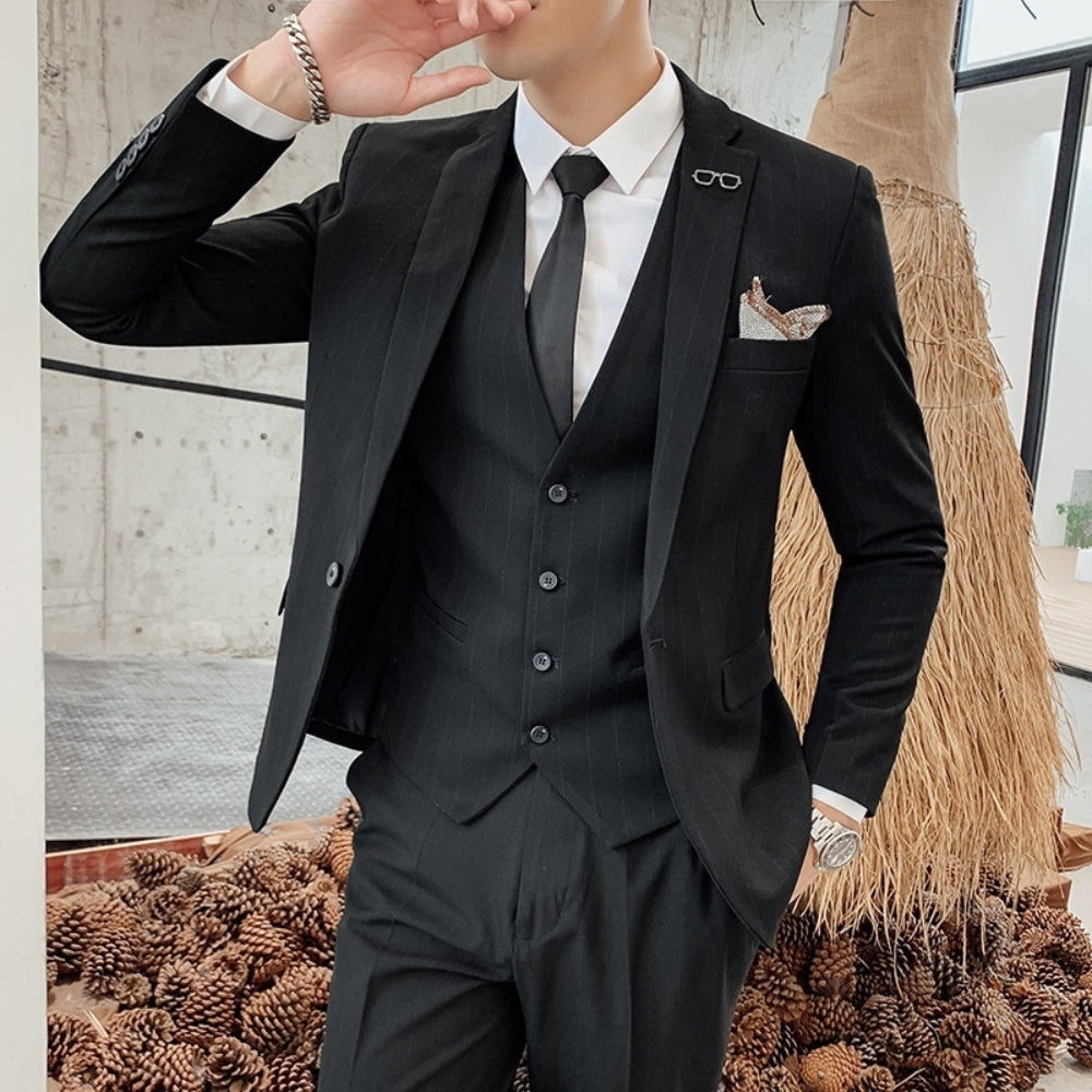 Burlane Classic Three-Piece Business Suit