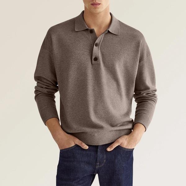 Burlane Long Sleeve Polo Shirt Casual
