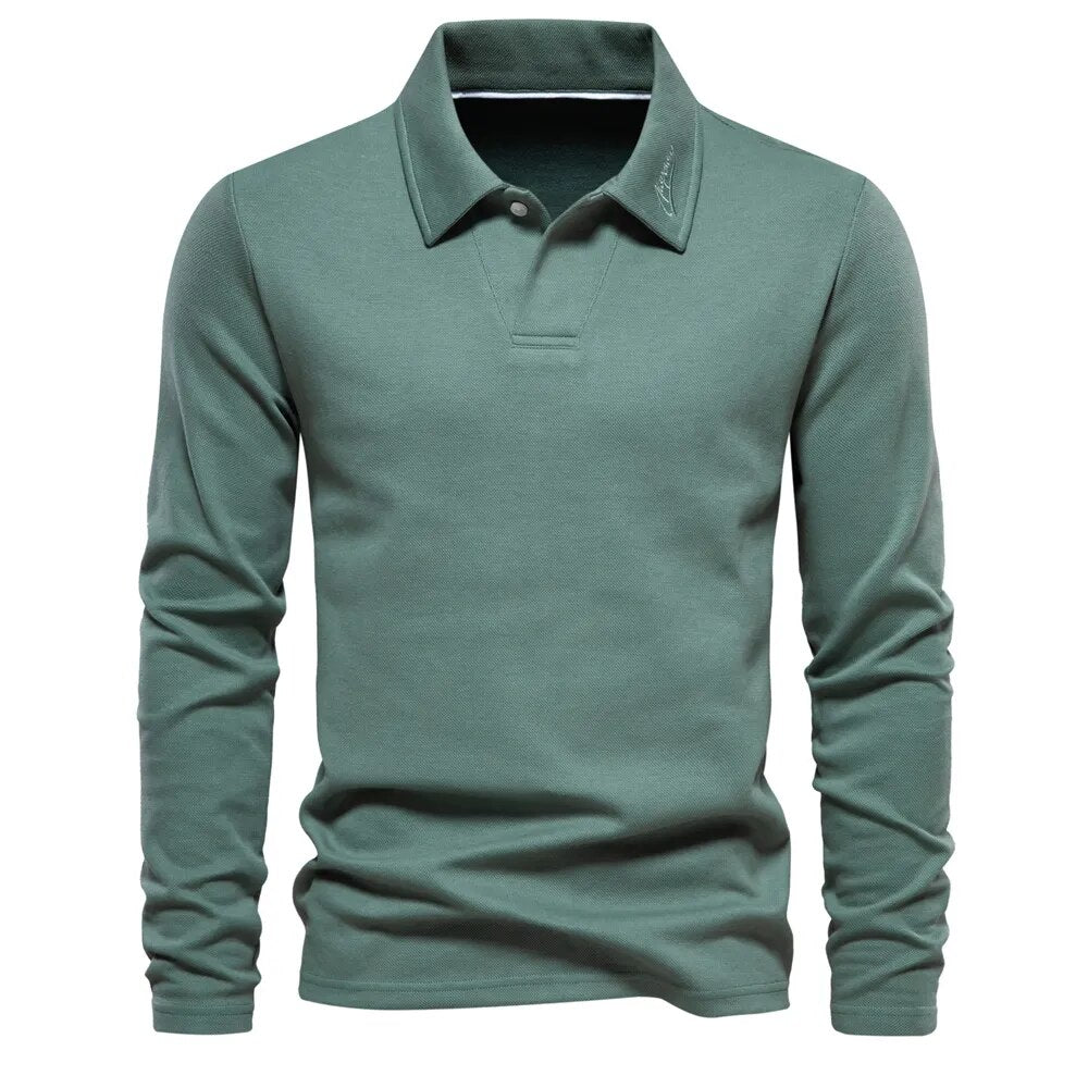 Burlane Long Sleeve Polo Shirt