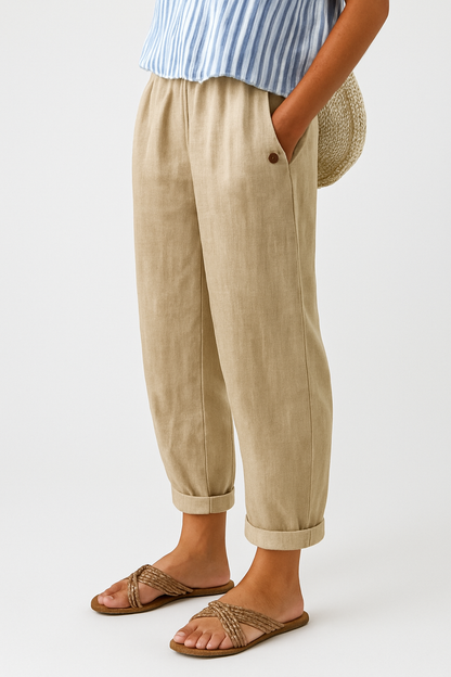 NORAYA | STYLISH PANTS WITH SIDE POCKETS