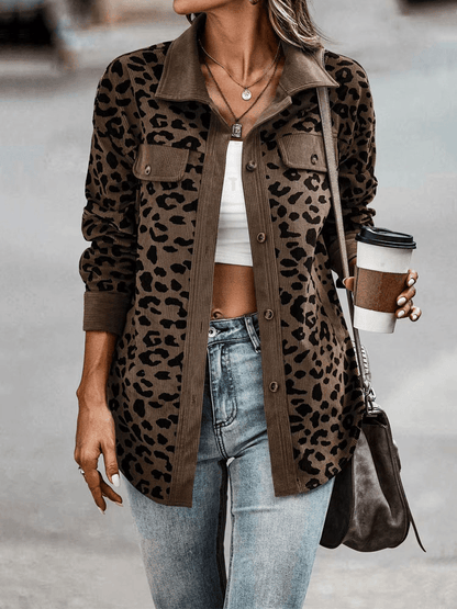 CYNARA | LEOPARD PRINT JACKET