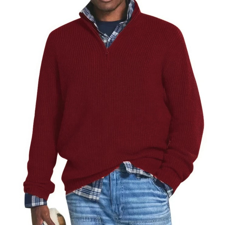 Burlane Knit Zip Sweater