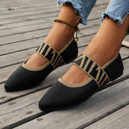 ILYANA | PATTERNED BALLET FLATS