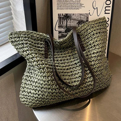 LARGE WOVEN TOTE BAG