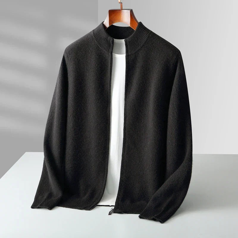 Burlane Men’s Cashmere Zip Jacket