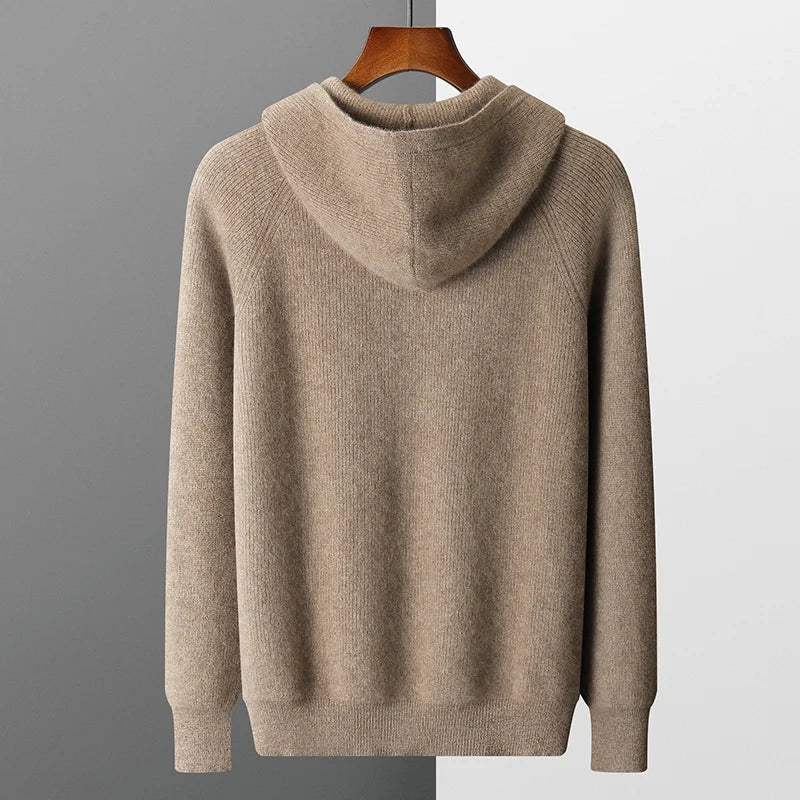 Burlane Wool Zip Hoodie