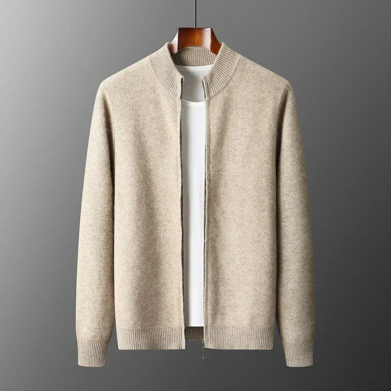 Burlane Men’s Cashmere Zip Jacket
