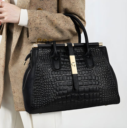 AURELIA | CROC HANDBAG