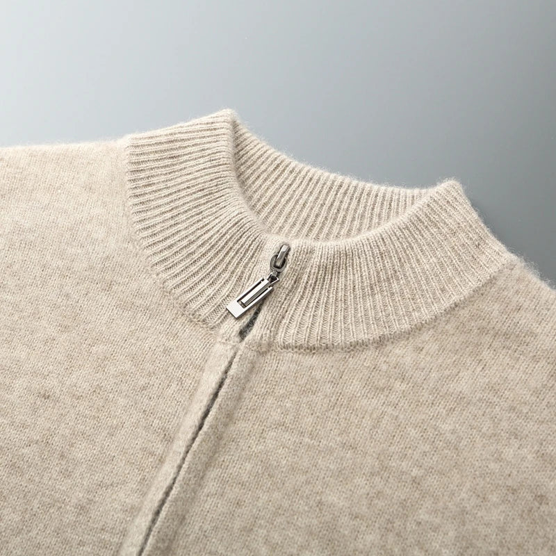 Burlane Men’s Cashmere Zip Jacket