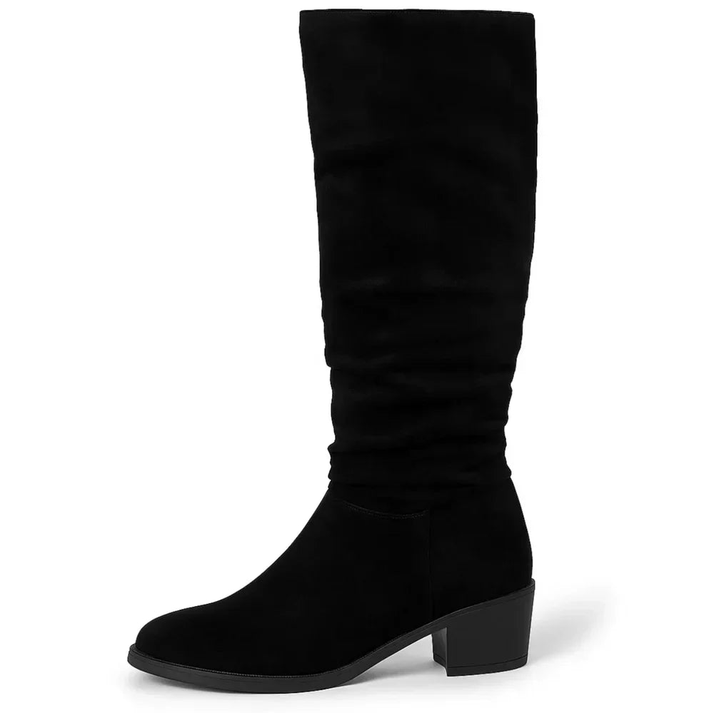 VELVÉNA™ | HIGH SUEDE BOOTS