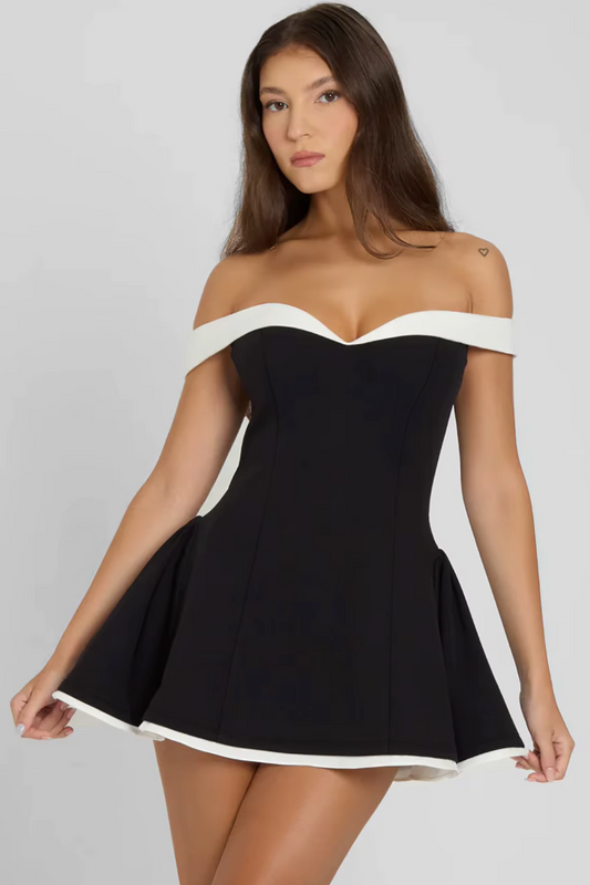 GIANNA | ELEGANT OFF-SHOULDER DRESS