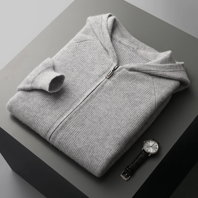 Burlane Wool Zip Hoodie