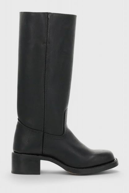 PIPPA | WOMEN'S LEATHER KNEE-HIGH BOOTS WITH HEELS