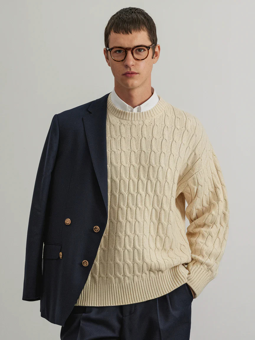Burlane Cable-knit Pullover