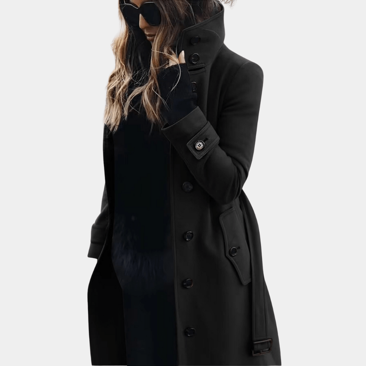 ELEGANT WARM TRENCH COAT
