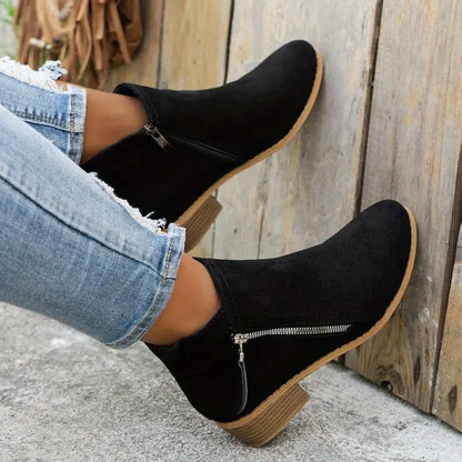 SYLARA | SUEDE ANKLE BOOTS