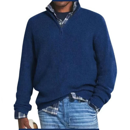 Burlane Knit Zip Sweater