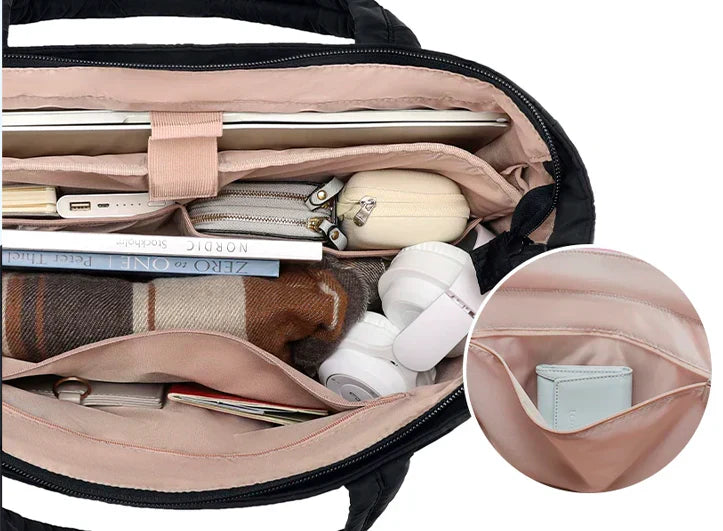 CALYSS | BUBBLE SHOULDER BAG WITH POCKETS