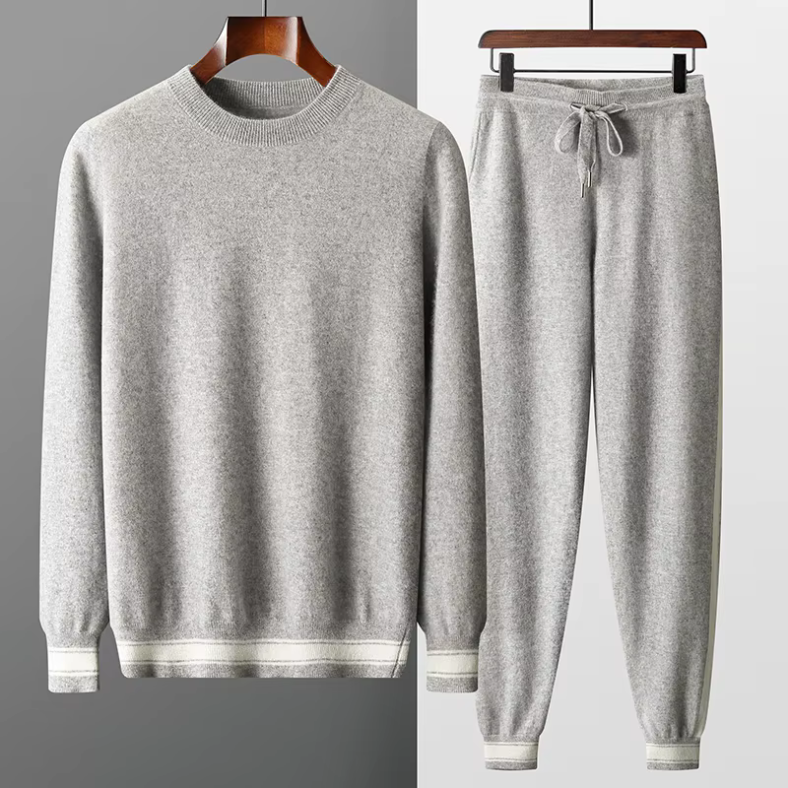 Burlane Two-Piece Men’s Set in Cashmere Wool